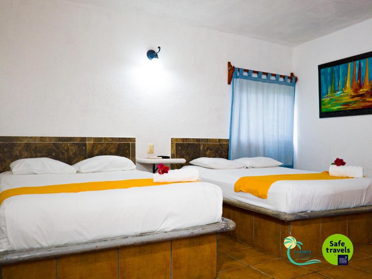 Cabanas Marias Lakefront Hotel Bacalar Buitenkant foto