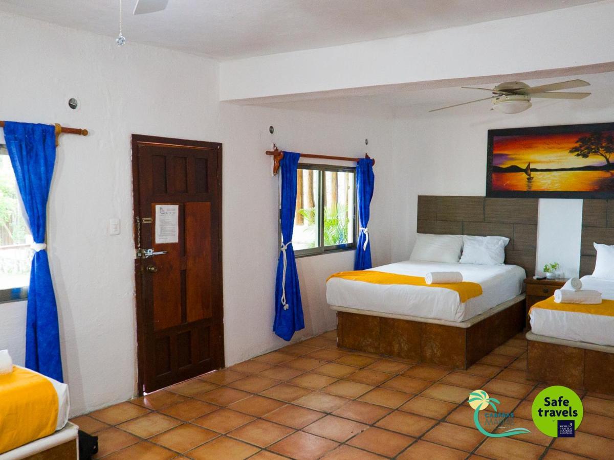 Cabanas Marias Lakefront Hotel Bacalar Buitenkant foto