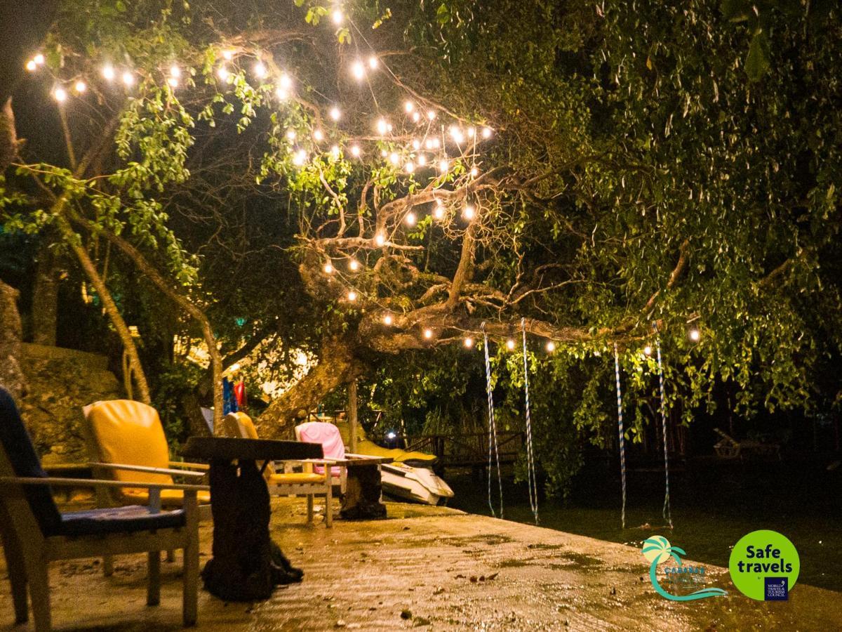 Cabanas Marias Lakefront Hotel Bacalar Buitenkant foto